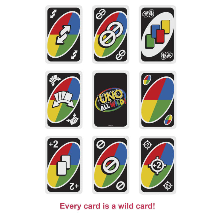 UNO All Wild! Card Game Review and Rules - Geeky Hobbies