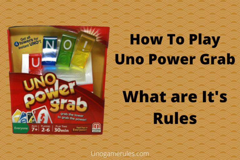 How To Play Uno Power Grab