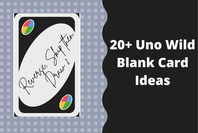 20+ Uno Wild Blank Card ideas