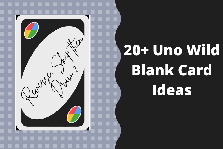 20+ Uno Wild Blank Card Ideas | Customizable Uno Card Rules