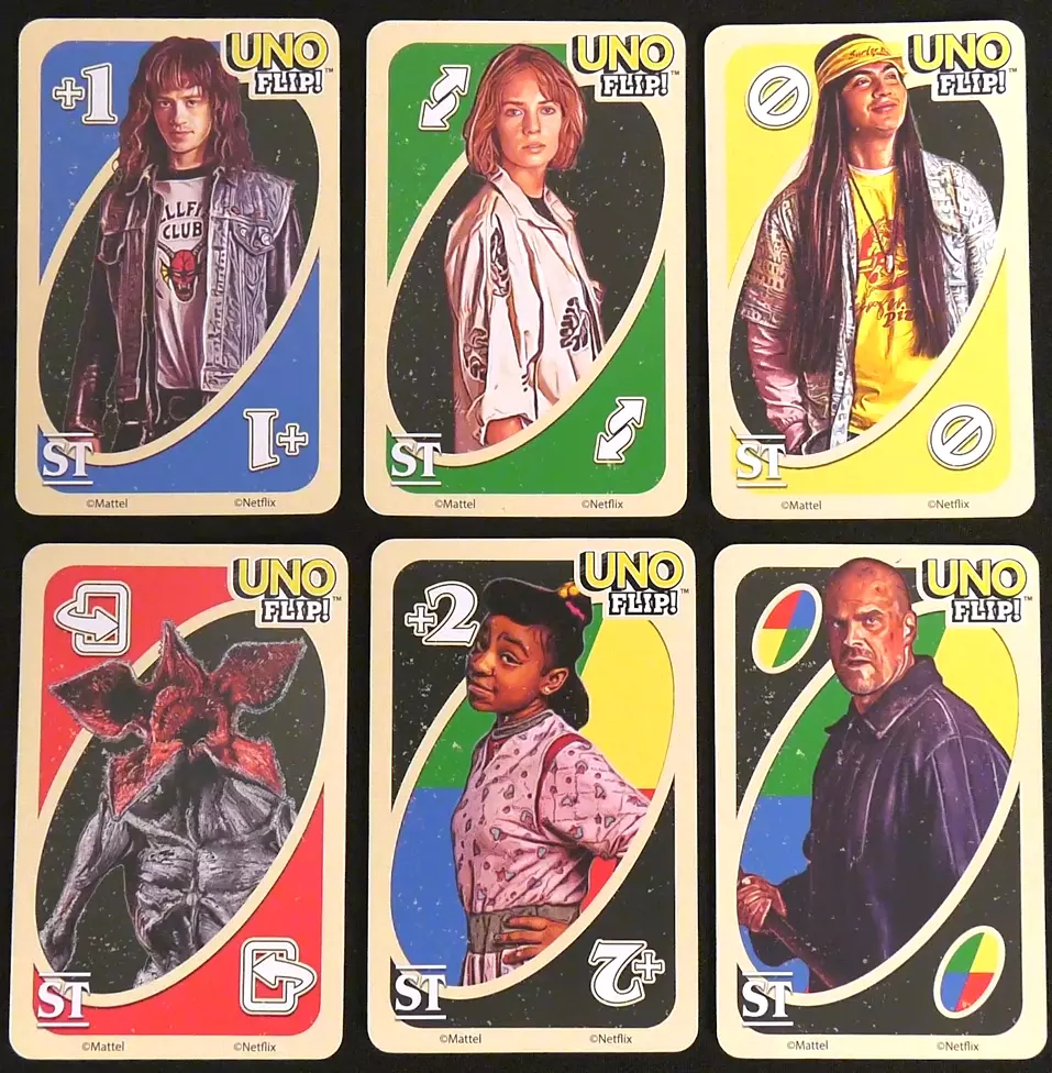 Stranger Things Uno Flip Card Game - Entertainment Earth